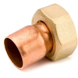 RÉZ FÉLHOLLANDI (4359G)  EGYENES 15 -1/2"