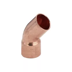 VÖRÖSRÉZ CSŐÍV (5040) 45° KB  15 MM