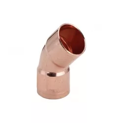 VÖRÖSRÉZ CSŐÍV (5041) 45° BB  15 MM