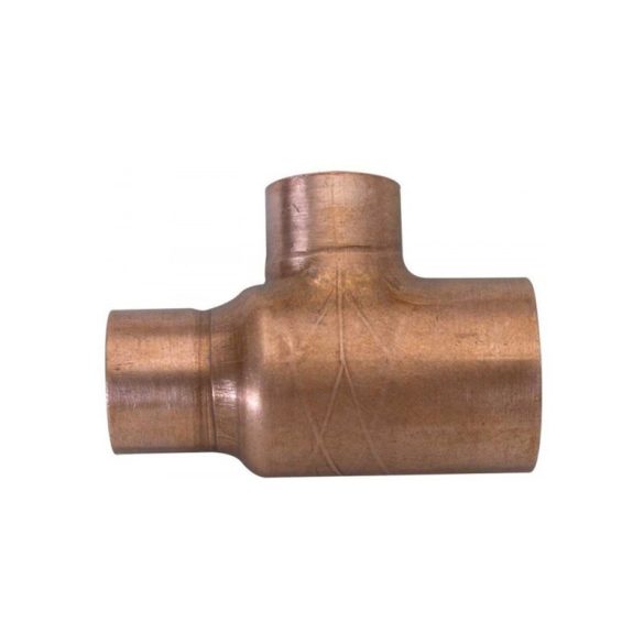 VÖRÖSRÉZ T-IDOM (5130) SZŰKÍTETT 18X15X15 MM