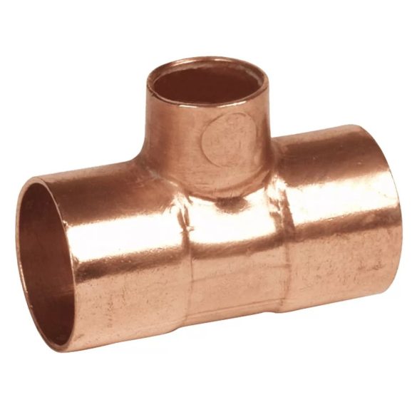 VÖRÖSRÉZ T-IDOM (5130) SZŰKÍTETT 22X15X22 MM