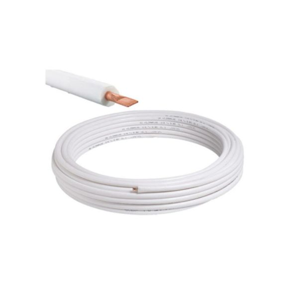 SZIGETELT KLÍMA RÉZCSŐ 1/4X1MM 6MM SZIGETELÉSSEL 25FM/TEK