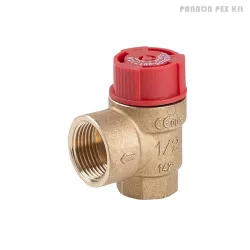   BIZTONSÁGI SZELEP FŰTÉSRENDSZERHEZ 3/4" x 3/4", 1,5BAR (1/10)