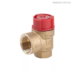   BIZTONSÁGI SZELEP FŰTÉSRENDSZERHEZ 3/4" x 3/4", 6BAR (1/10)