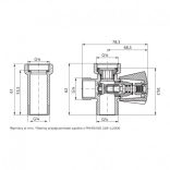 MOSÓGÉPTÖLTŐ SZELEP FALI CSAPTELEPHEZ 3/4" x 3/4" (1/8/120)