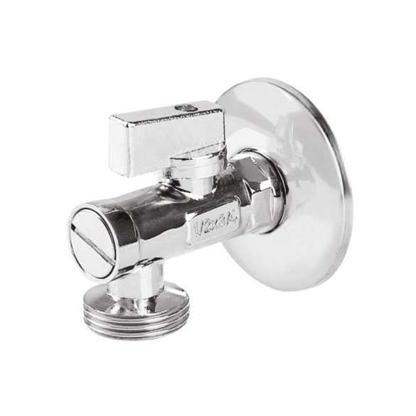 SZŰRŐS MOSÓGÉP SAROKCSAP 1/2" x 3/4", TAKARÓROZETTÁVAL (1/100)