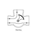 ESBE 3F40-44 karimás szelep PN6 (11100400)