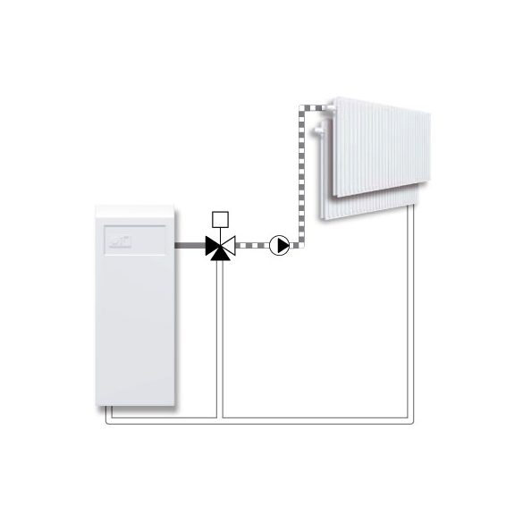 ESBE 3F65-90 karimás szelep PN6 (11100800)