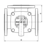 ESBE 3F80-150 karimás szelep PN6 (11101000)