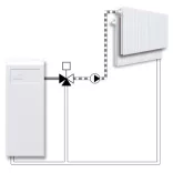 ESBE 3F80-150 karimás szelep PN6 (11101000)