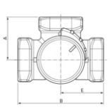 ESBE VRG131/32-16 keverőszelep,belső 5/4 (11601200)