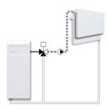 ESBE VRG132/20-4 keverőszelep,külső 1" (11602200)