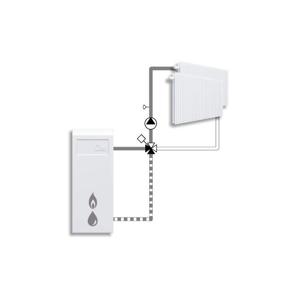 ESBE VRG141/25-10 keverőszelep,belső 1" (11640400)