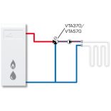 ESBE VTA372 20-55C külső 1" kvs 3,4 (31200100)