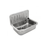 Falikút ROZSDAMENTES, leeresztő szeleppel túlfolyó nélkül