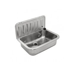   Falikút ROZSDAMENTES, leeresztő szeleppel túlfolyó nélkül