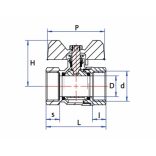 PREMIUM GRAND GOLYÓSCSAP 30BAR PILLANGÓKARRAL 1", BB (1/8/64)