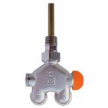 HERZ VUA-40 termosztatikus szelep 100 % sarok jobbos (lándzsás szelep)