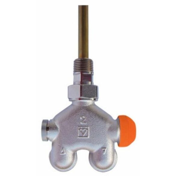 HERZ VUA-40 termosztatikus szelep 100 % sarok jobbos (lándzsás szelep)