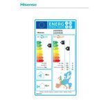 HISENSE ECO SMART 2,6 KW SPLIT OLDALFALI KLÍMA SZETT (CA25YR03G+CA25YR03W)