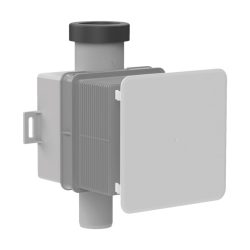   HL-138N klímaszifon falba süllyeszthető, bűzzárral DN32 100x100mm