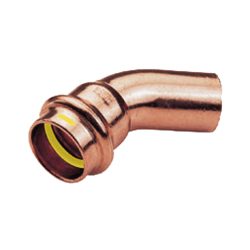 IBP réz press ív, gázra, 45° 1tok 22mm (PG5040)