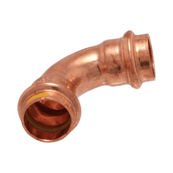 IBP réz press ív, gázra, 90° 2tok, hosszú 22mm (PG5002)