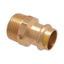   IBP réz press KM átmenet, gázra, 22mm-3/4"KM (PG4243G)