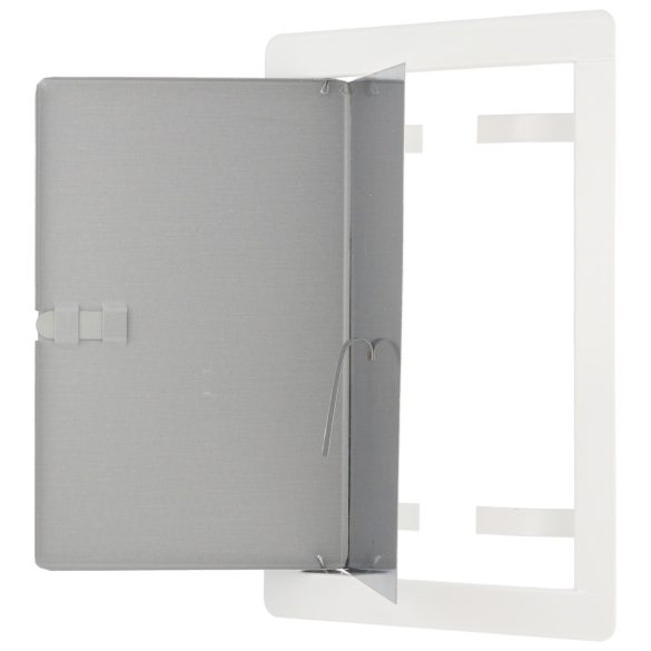 Saválló acél kéményajtó 140x140mm fehér VORTZ (1/10)