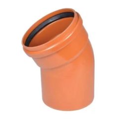 Csatorna ív KG PVC 125/30°