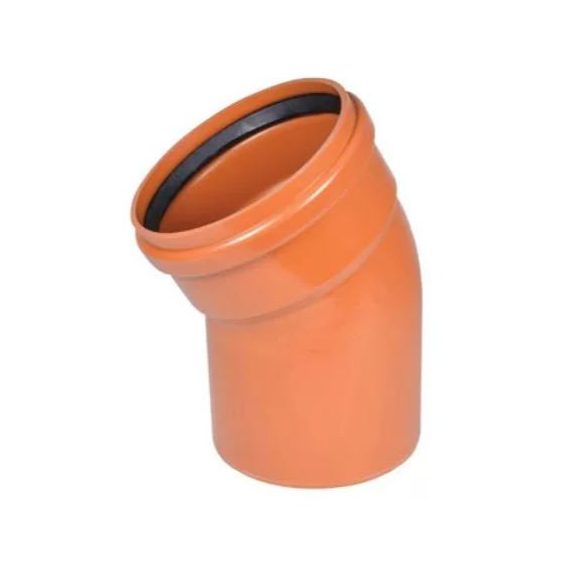 Csatorna ív KG PVC 125/30°