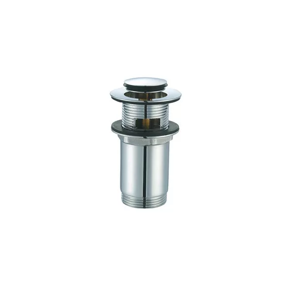 KLIKK-KLAKK LEFOLYÓ, KIS DUGÓVAL, TÚLFOLYÓS KIVITEL, HOSSZÍTOTT RÉZ TEST, G1-1/4" (1/50)