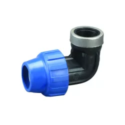   KPE belső menetes könyök csatlakozó műanyag 20x1/2" BM