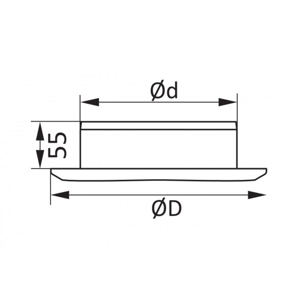 Anemosztát, FÉM elszívó légszelep festett fehér 125mm (1/7)