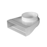 90° függőleges átmeneti idom 204/60 - 150mm (1/20)