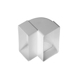   90° függőleges könyök - PVC lapos légcsatornához 204/60 (1/18)