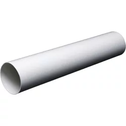 PVC merev légcsatornacső, fehér 100*1,5m (1/20)