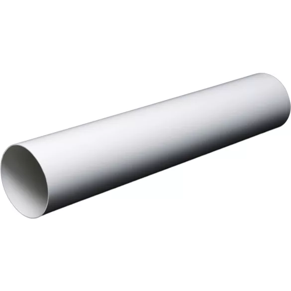 PVC merev légcsatornacső, fehér 100*1,5m (1/20)
