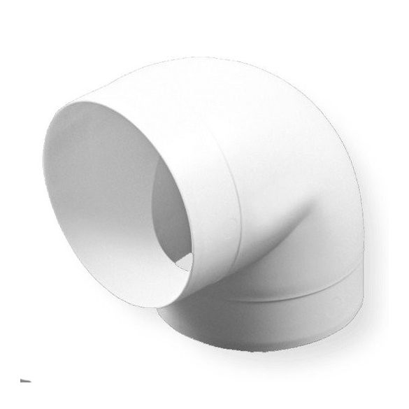 90° könyök - PVC légcsatornához ?125 (1/18)