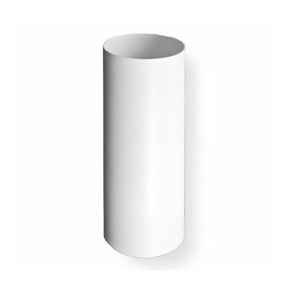 150mm 0,5m PVC merev légcsatornacső, fehér