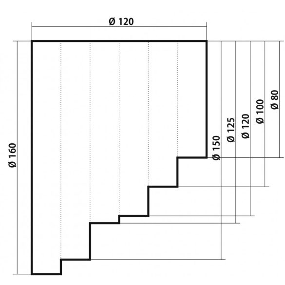 Szűkítő excentrikus (1/24)
