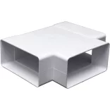 T elágazó - PVC lapos légcsatornához 120/60 (1/18)