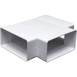 T elágazó - PVC lapos légcsatornához 120/60 (1/18)