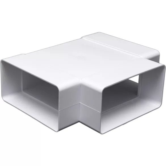 T elágazó - PVC lapos légcsatornához 120/60 (1/18)
