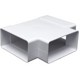 T elágazó - PVC lapos légcsatornához 204/60 (1/14)