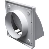 Ereszelem visszacsapószeleppel fehér ?125 (1/20)