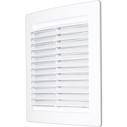   Szögletes MŰA.szellőzőrács rovarvédő hálóval 150x150mm (1/60)