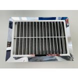 Szögletes MŰA.szellőzőrács rovarvédő hálóval 150x210mm KRÓM