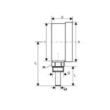HŐMÉRŐ 63MM ALSÓ CSATL. 1/2" (1/2/100)