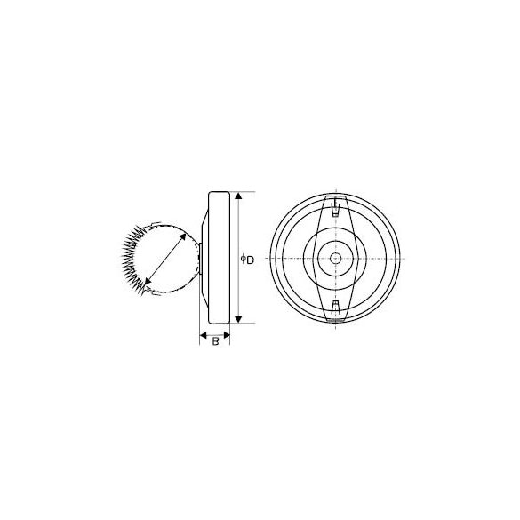 HŐMÉRŐ 63MM RUGÓS CSŐCSATLAKOZÁSSAL (1/100)